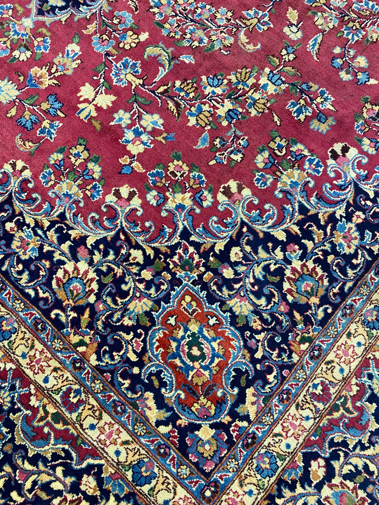 9.9 x 11.7 Genuine SIGNED Persian Handmade  Wool Rug  #F-6881