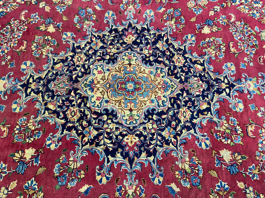 9.9 x 11.7 Genuine SIGNED Persian Handmade  Wool Rug  #F-6881