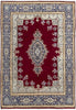 Load image into Gallery viewer, 9.6 x 13.0 Classic Handmade Persian Kerman Rug Rich Elegant Handmade Carpet BURGUNDY #F-6882
