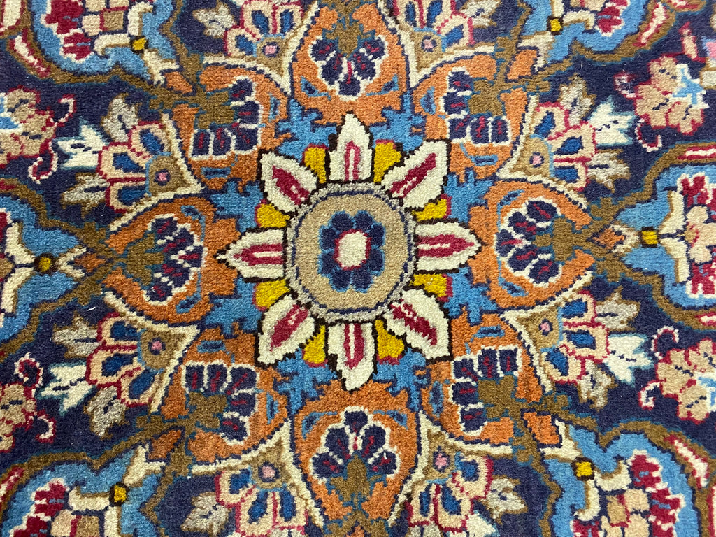 9.9 x 13.0 SIGNED Persian Handmade Wool Rug  #F-6886