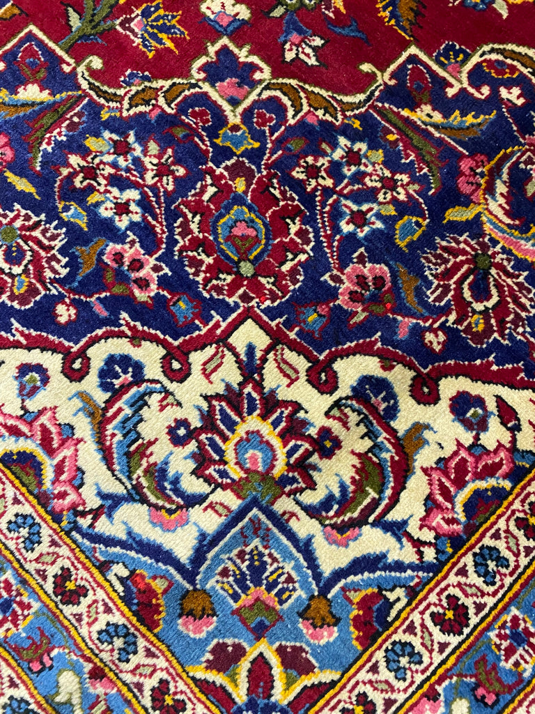 9.8 x 13.0 Traditional Quality Persian Kashan Rug  #F-6887