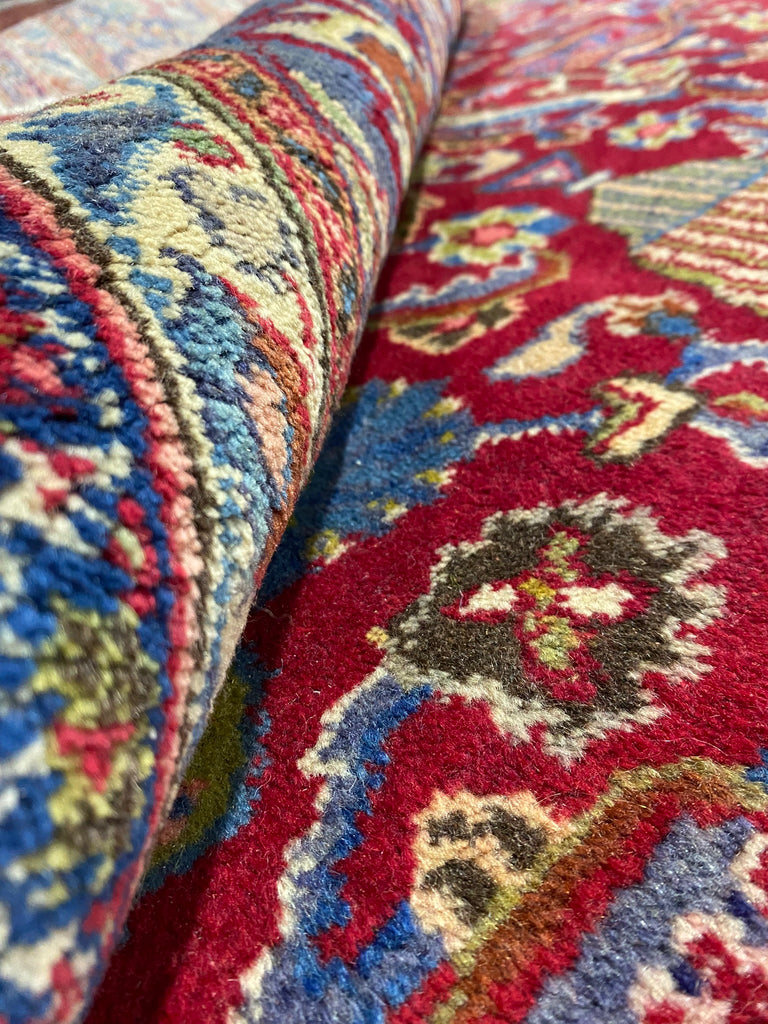 9.6 x 13.0 Authentic Persian Kashmar Zirkhaki Rug #F-6888