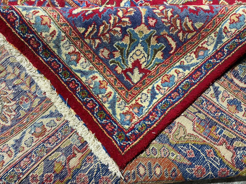 9.6 x 13.0 Authentic Persian Kashmar Zirkhaki Rug #F-6888