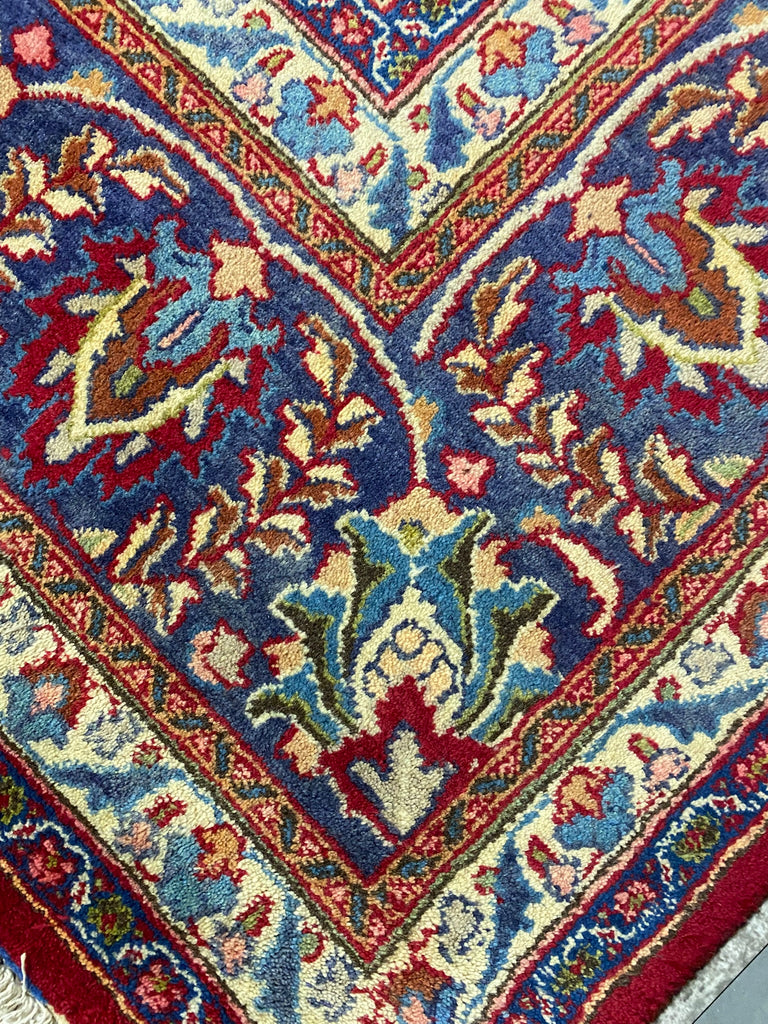 9.6 x 13.0 Authentic Persian Kashmar Zirkhaki Rug #F-6888