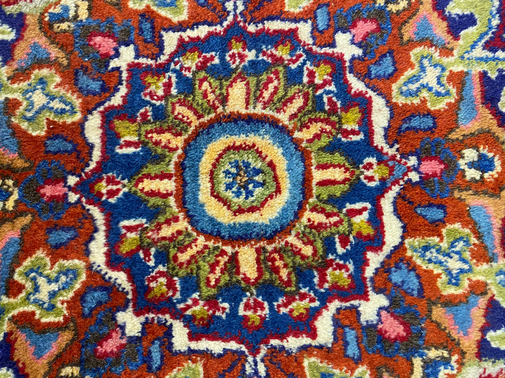 9.6 x 13.0 Authentic Persian Kashmar Zirkhaki Rug #F-6888