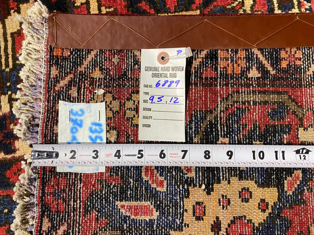 9.5 x 12.0 Authentic Persian Bakhtiar Rug #F-6889