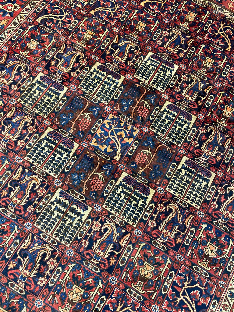 9.5 x 12.0 Authentic Persian Bakhtiar Rug #F-6889