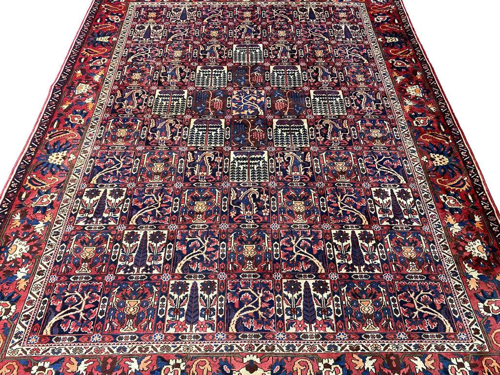 9.5 x 12.0 Authentic Persian Bakhtiar Rug #F-6889