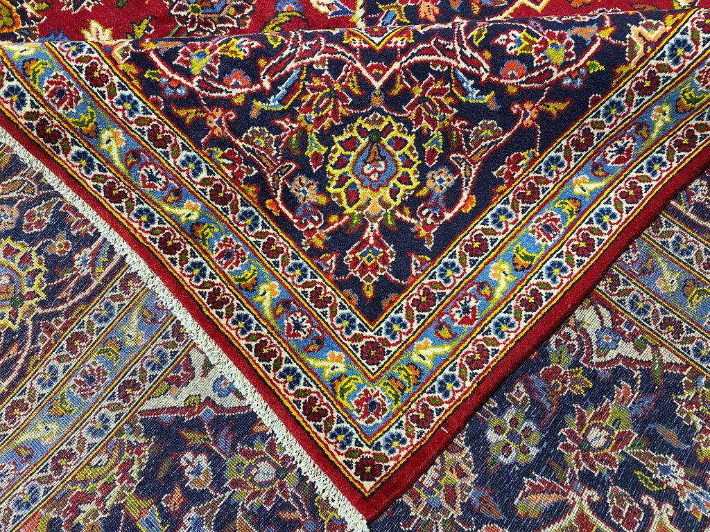 9.5 x 13.0 Authentic Classic Persian Quality Kashan rug #F-6890