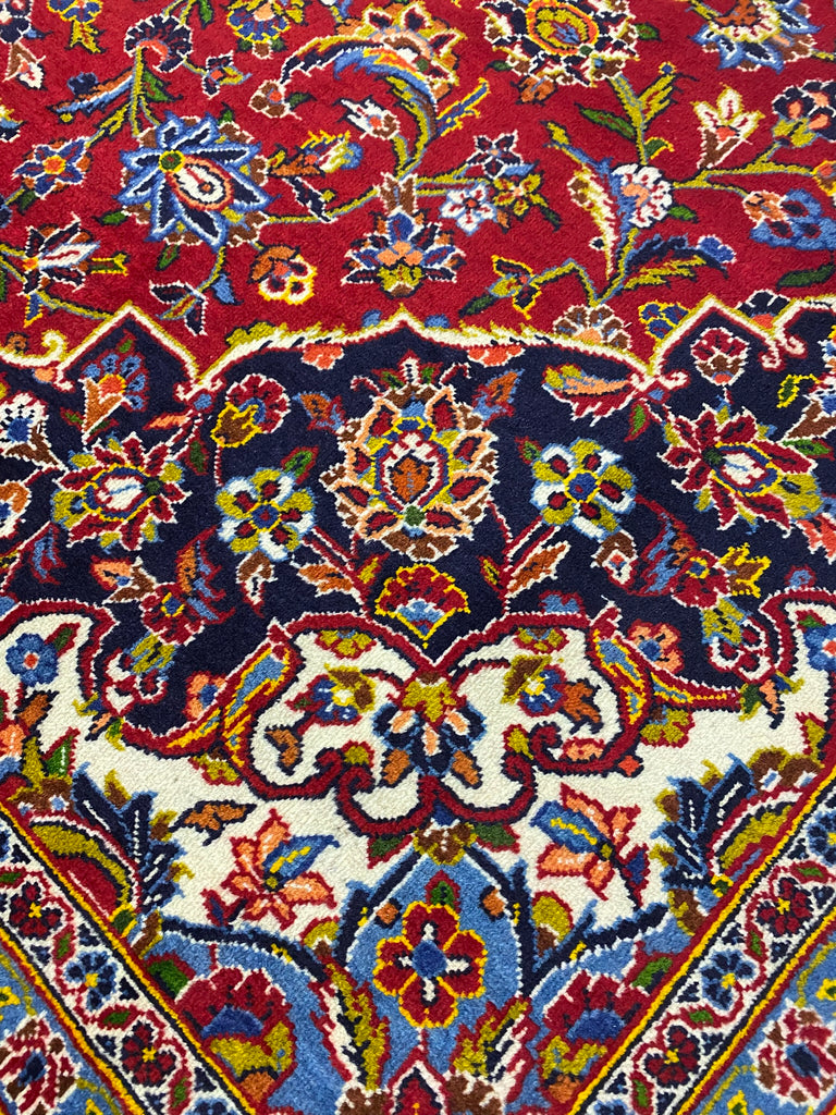 9.5 x 13.0 Authentic Classic Persian Quality Kashan rug #F-6890