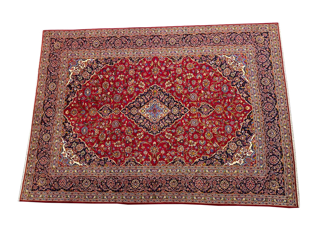 9.5 x 13.0 Authentic Classic Persian Quality Kashan rug #F-6890