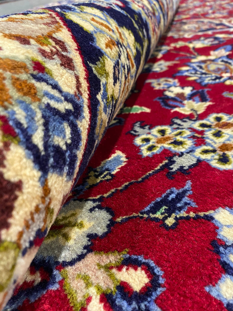 9.9 x 14.0 Genuine Persian Najafabad Esfahan Wool Rug #F-6891