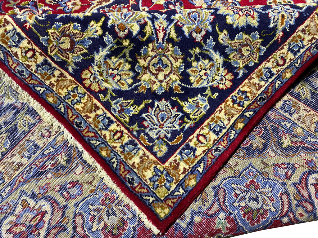 9.9 x 14.0 Genuine Persian Najafabad Esfahan Wool Rug #F-6891