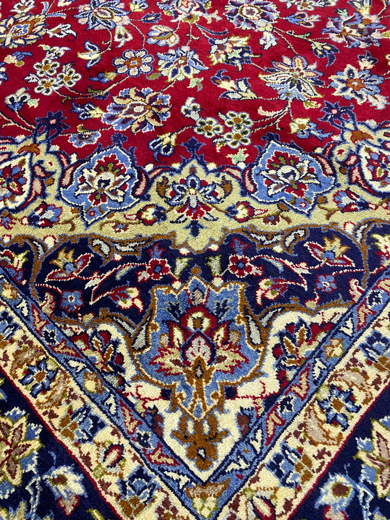 9.9 x 14.0 Genuine Persian Najafabad Esfahan Wool Rug #F-6891