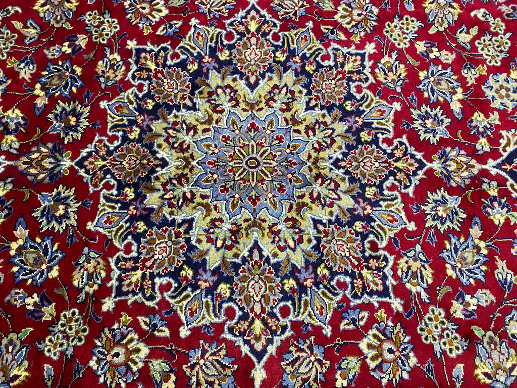 9.9 x 14.0 Genuine Persian Najafabad Esfahan Wool Rug #F-6891