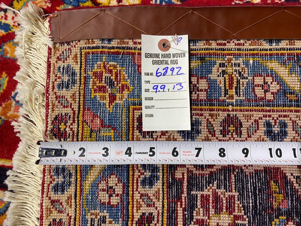 9.9 x 13.0 Quality Persian Kashan Rug #F-6892