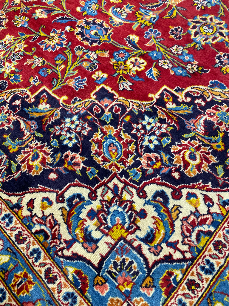 9.9 x 13.0 Quality Persian Kashan Rug #F-6892