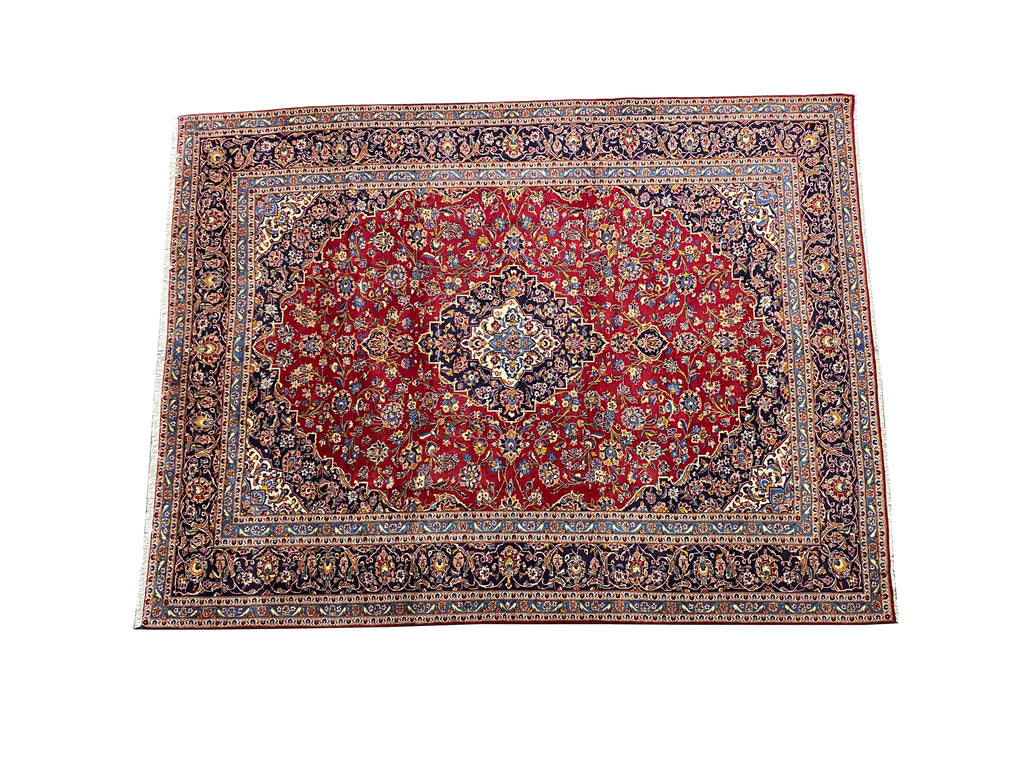 9.9 x 13.0 Quality Persian Kashan Rug #F-6892