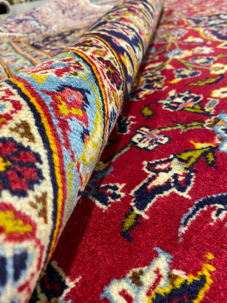 9.9 x 13.0 Quality Persian Kashan Rug Classic Traditional Carpet #F-6893