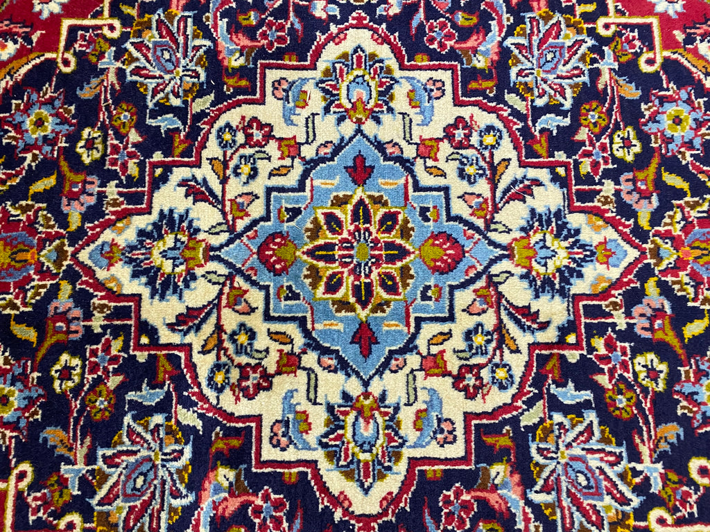 9.9 x 13.0 Quality Persian Kashan Rug Classic Traditional Carpet #F-6893