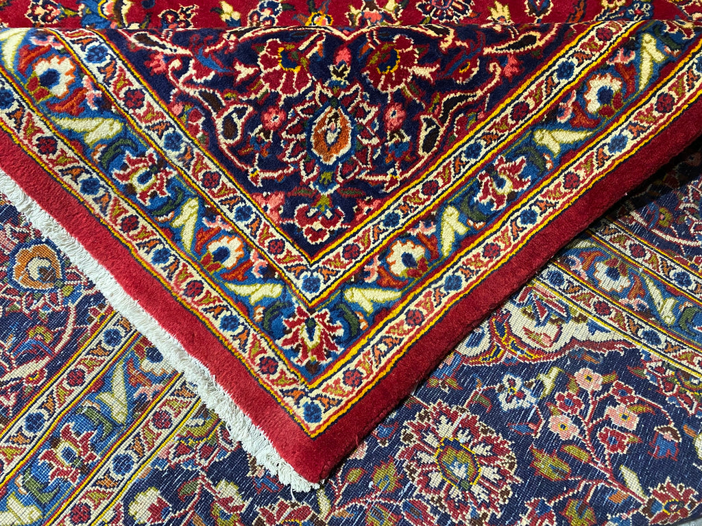 9.7 x 12.9 Handmade Wool Persian Carpet  #F-6895