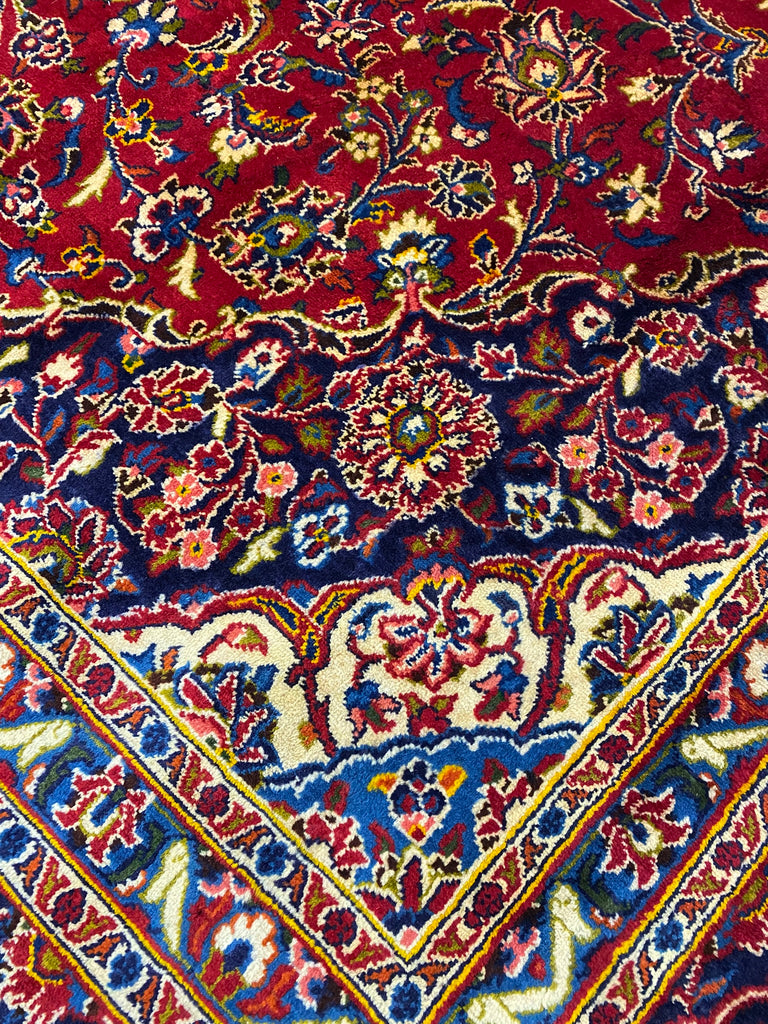 9.7 x 12.9 Handmade Wool Persian Carpet  #F-6895