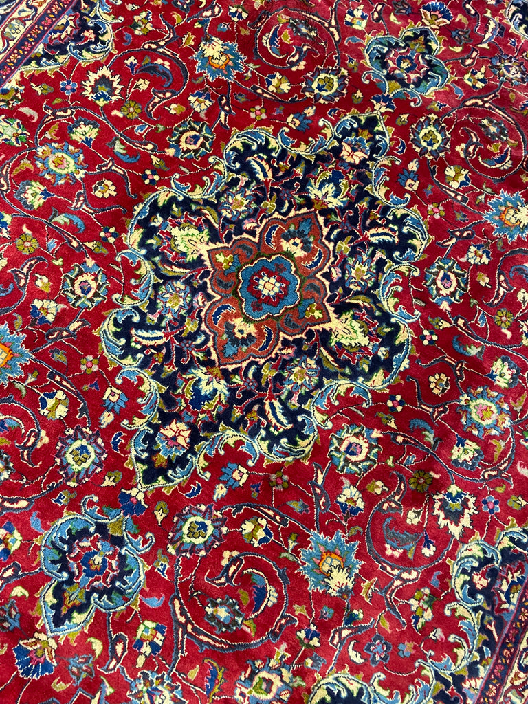 8.3 x 12.0 Quality Persian Kashan Rug  #F-6896