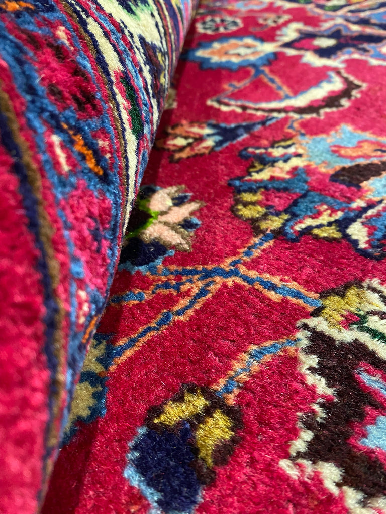 10.0 X 11.6 SIGNED Persian Rug SQUARISH SIZE  #F-6897