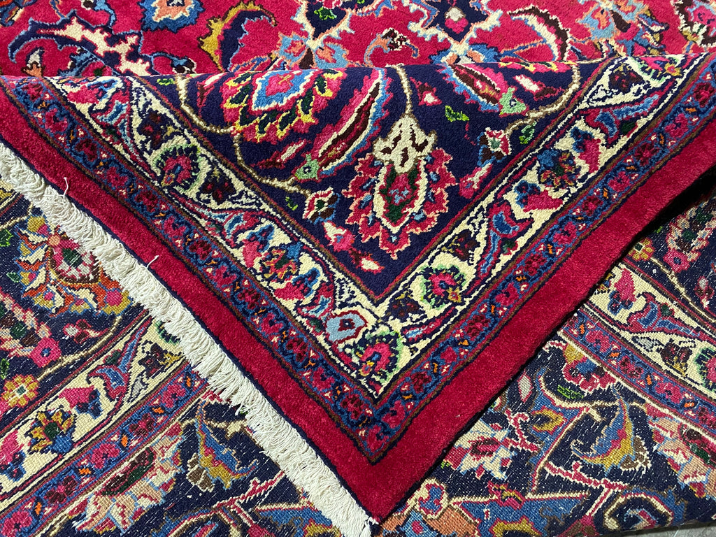 10.0 X 11.6 SIGNED Persian Rug SQUARISH SIZE  #F-6897