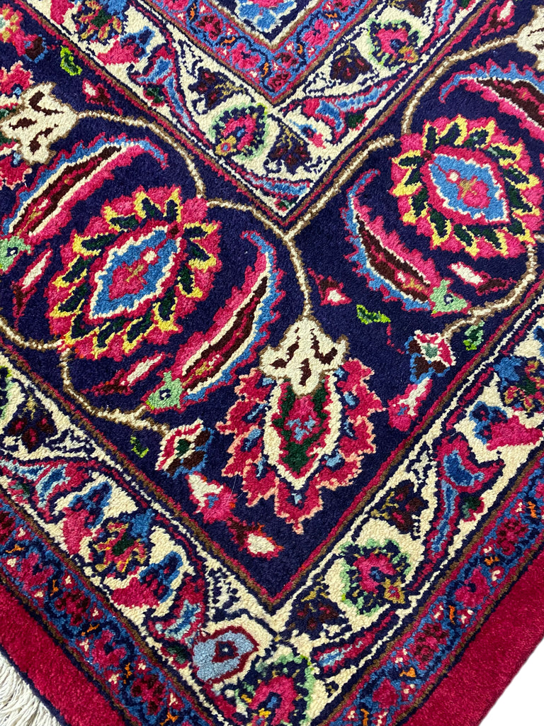 10.0 X 11.6 SIGNED Persian Rug SQUARISH SIZE  #F-6897