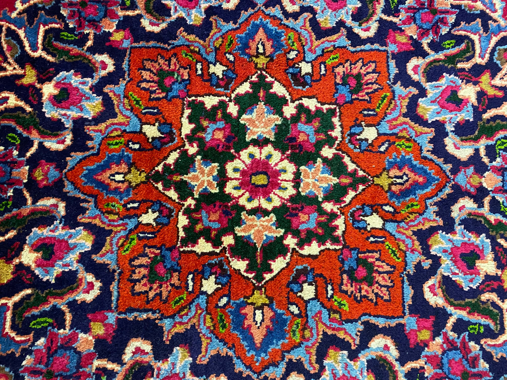 10.0 X 11.6 SIGNED Persian Rug SQUARISH SIZE  #F-6897