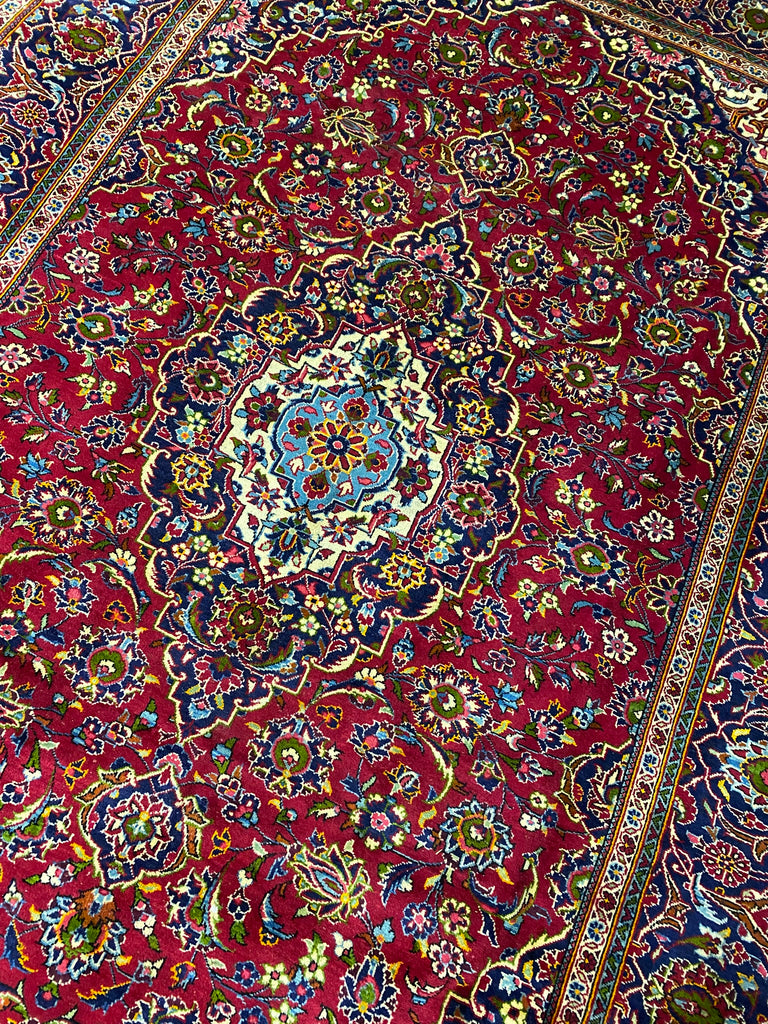 8.2 X 11.3 Quality Persian Kashan Rug #F-6898