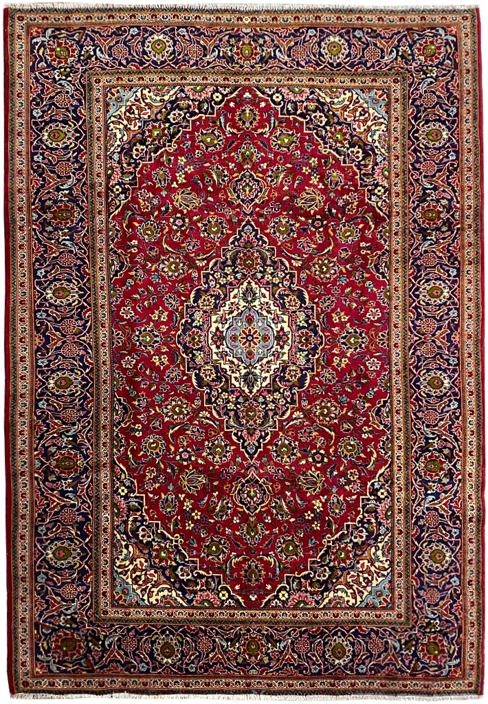 8.2 X 11.3 Quality Persian Kashan Rug #F-6898