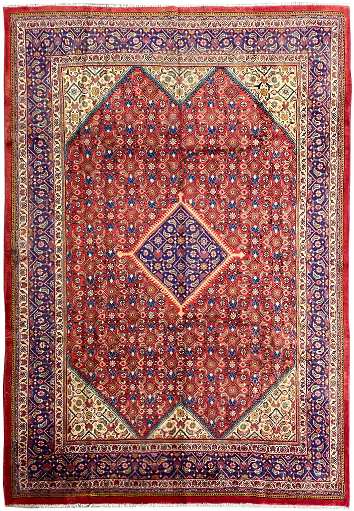 9.2 x 12.6  Persian Mahal Rug #F-6899
