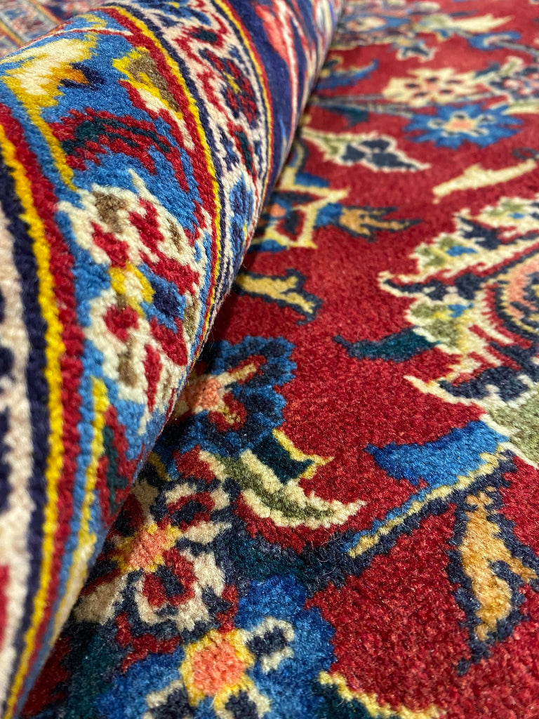 9.10 x 13.5  Classic Traditional Persian Kashan Rug #F-6900