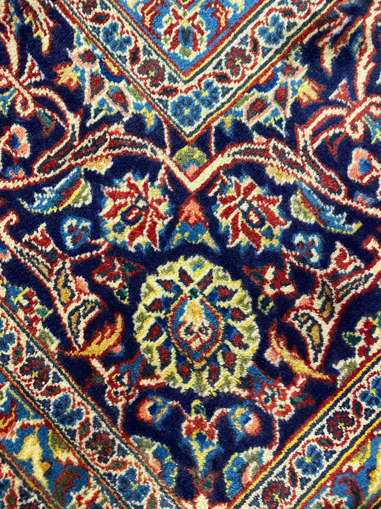 9.10 x 13.5  Classic Traditional Persian Kashan Rug #F-6900