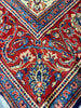Load image into Gallery viewer, 9.7 x 12.9 Authentic Traditional Persian Esfahan Najafabad Wool Rug NAVY BLUE #F-6901