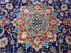Load image into Gallery viewer, 9.7 x 12.9 Authentic Traditional Persian Esfahan Najafabad Wool Rug NAVY BLUE #F-6901