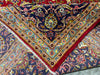 Load image into Gallery viewer, 9.6 x 13.4 Persian Classic Kashan Rug Wool RED BLUE #F-6902
