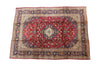 Load image into Gallery viewer, 9.6 x 13.4 Persian Classic Kashan Rug Wool RED BLUE #F-6902