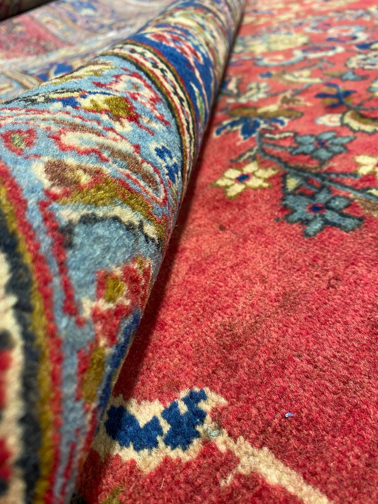 8.8 x 12.3 Semi-Antique Persian Tabriz Wool Rug #F-6903