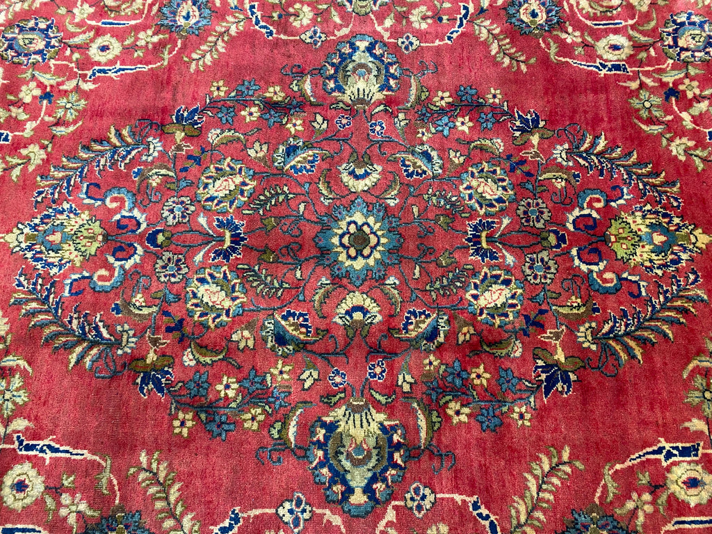 8.8 x 12.3 Semi-Antique Persian Tabriz Wool Rug #F-6903