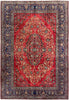 Load image into Gallery viewer, 8.8 x 12.3 Semi-Antique Persian Tabriz Wool Rug #F-6903
