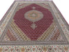 Load image into Gallery viewer, 8.4 x 11.8 High Top Quality Wool and Silk Persian Tabriz Mahi Rug 400 KPSI #F-6904