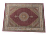 Load image into Gallery viewer, 8.4 x 11.8 High Top Quality Wool and Silk Persian Tabriz Mahi Rug 400 KPSI #F-6904