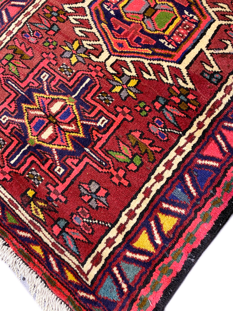 2.5 x 12.6 Persian Runner Heriz Karaje #F-6905