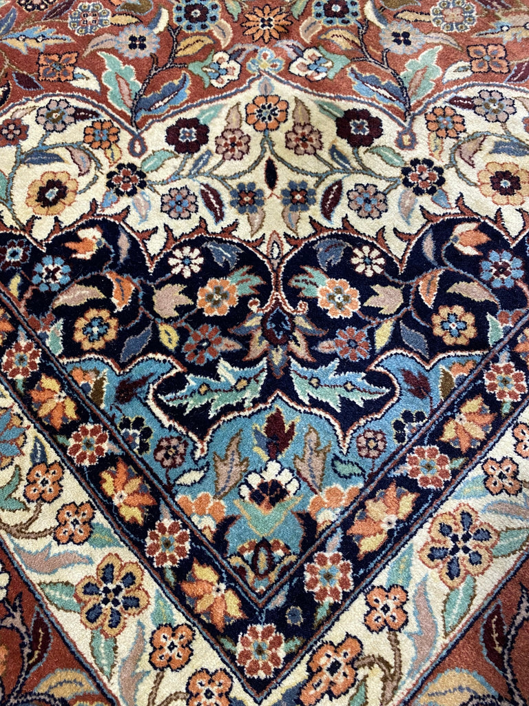 9.10 X 14.0 Finer Weave Handmade Rug NEUTRAL BROWN #F-6907