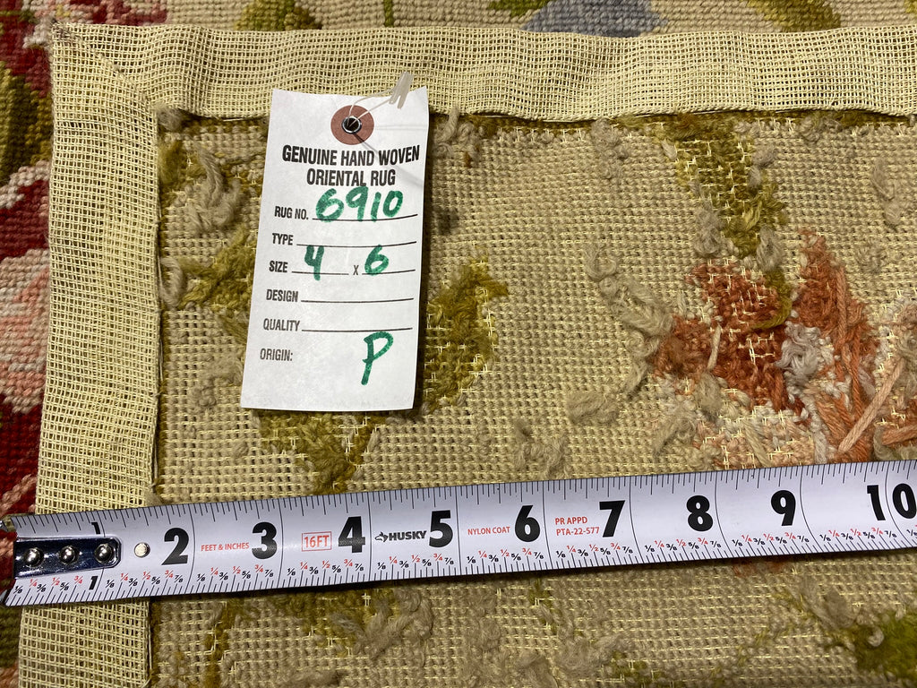 4.0 x 6.0  Needle Point Beautiful Spring Rug  #F-6910