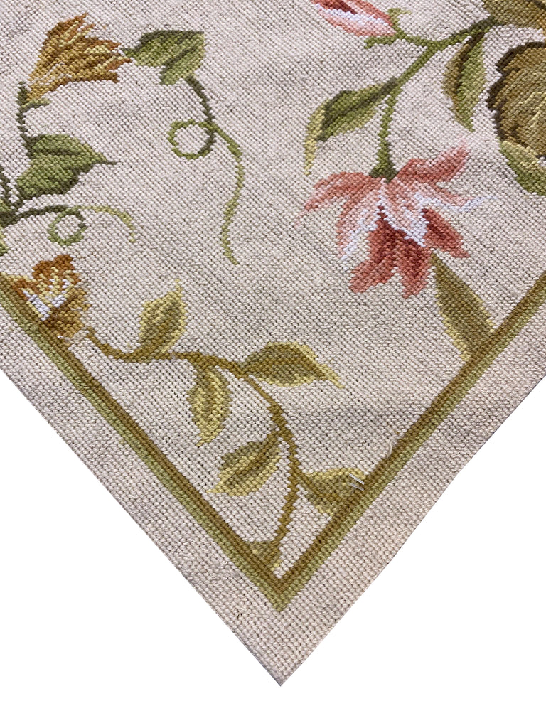 4.0 x 6.0  Needle Point Beautiful Spring Rug  #F-6910