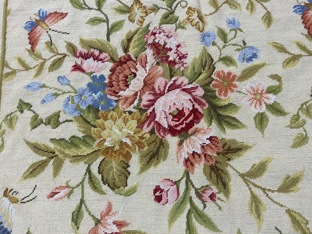 4.0 x 6.0  Needle Point Beautiful Spring Rug  #F-6910